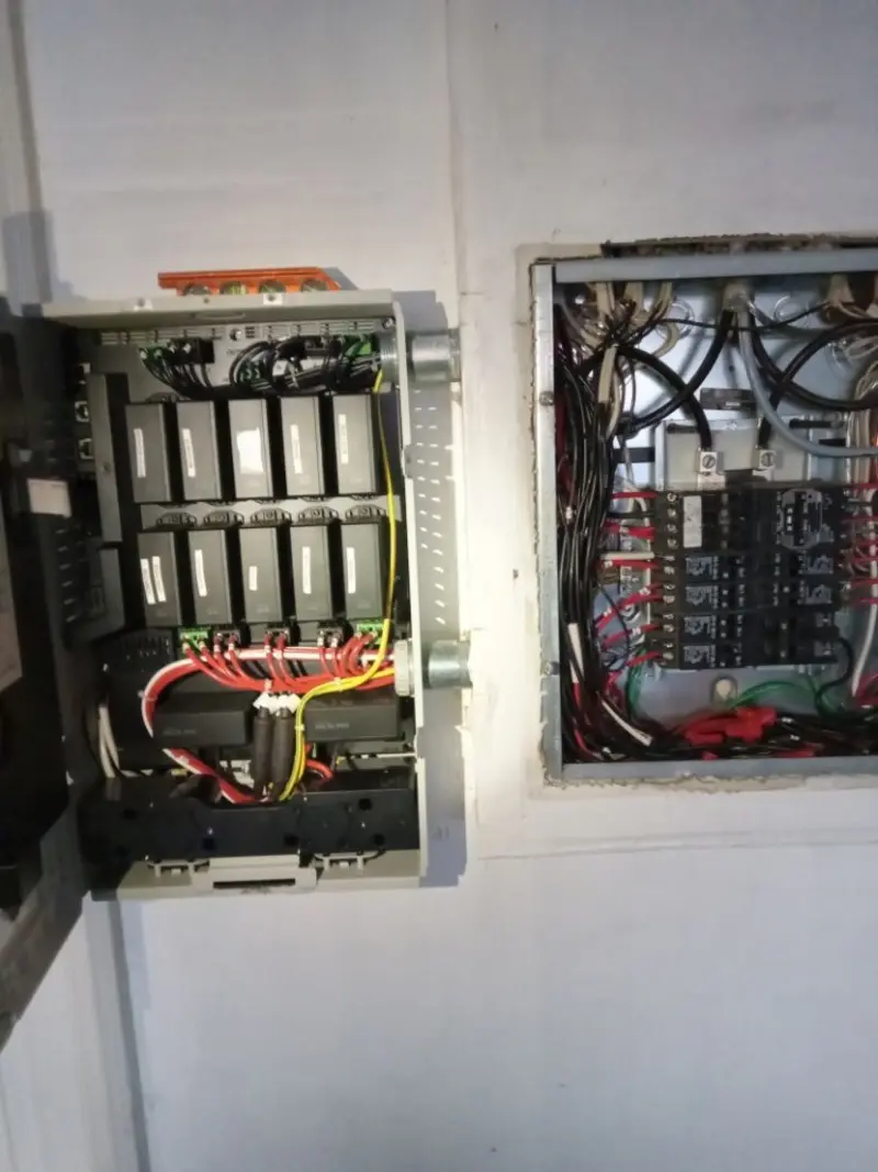 Electrical panel upgrade completed for Ring Doorbell Installation in Wildwood